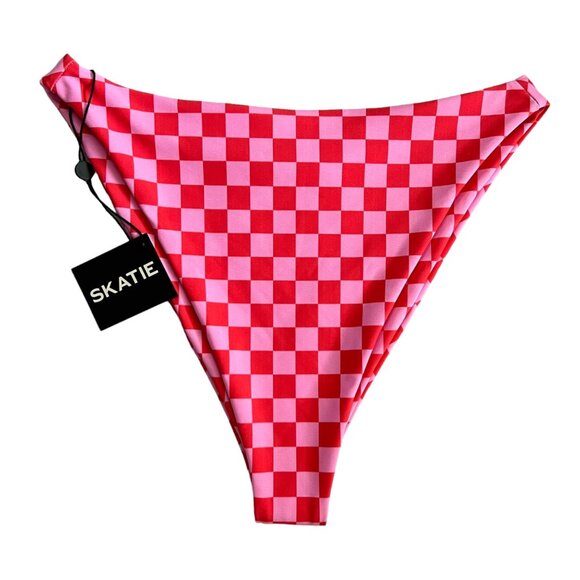 Skatie Other - Skatie Womens Daytona Kelly High Cut Cheeky Bikini Bottom XL NEW